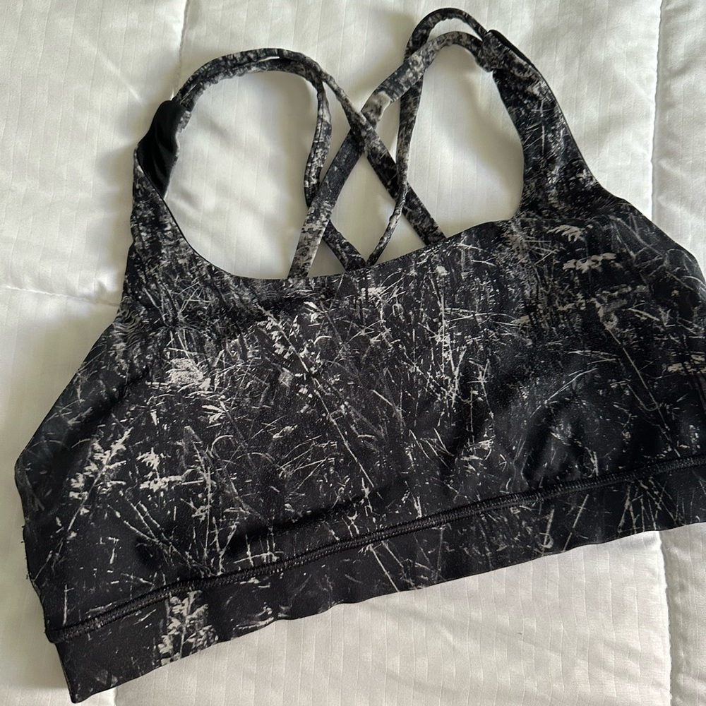 lululemon athletica Black and White Sports Bra
